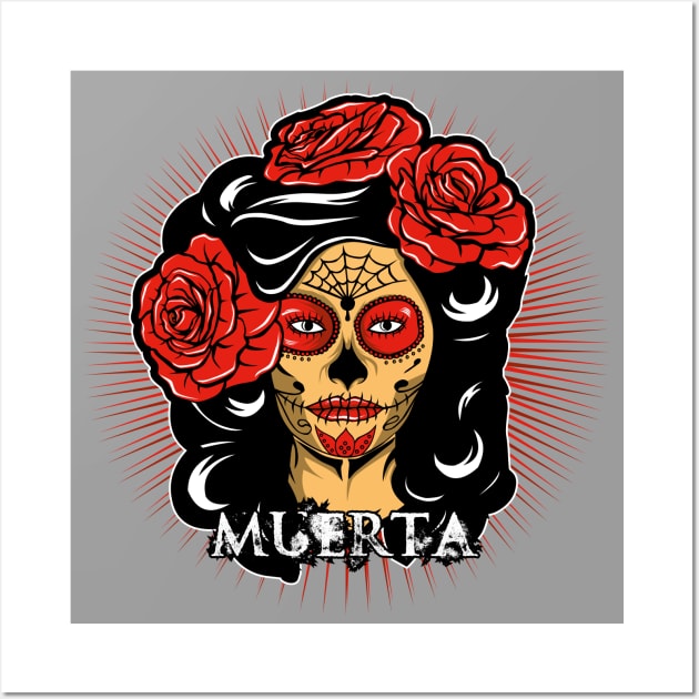 La Muerta Wall Art by fatline